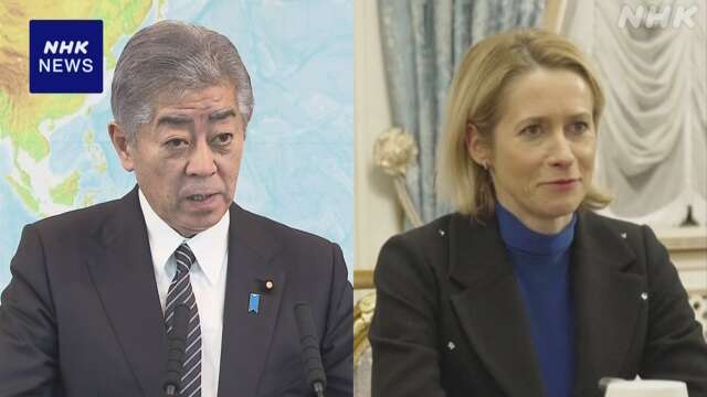 岩屋外相とEU外相が電話会談 緊密に連携していく方針を確認