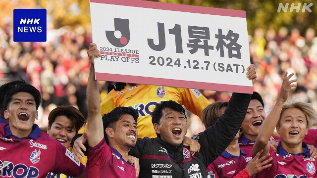 サッカーJ1昇格プレーオフ 勝利したファジアーノ岡山が初昇格