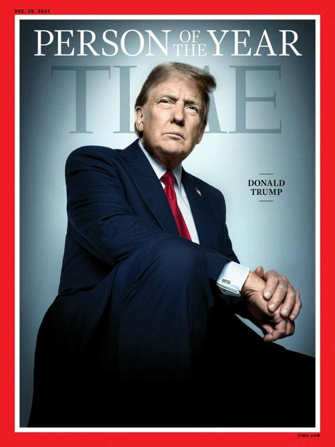 米タイム誌の「今年の人」はトランプ氏　大統領選勝利で2度目の選出