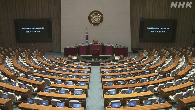 韓国 ユン大統領の弾劾求める議案 国会で報告 14日採決へ