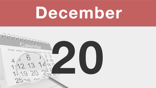 今日は何の日：12月20日