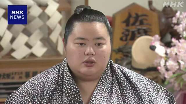 大相撲初場所 東の大関 “綱とり”目指す琴櫻「挑戦に感謝」